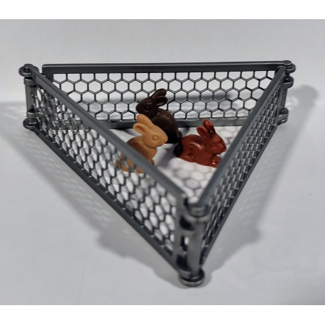 PLAYMOBIL CERCA DE 3 PAREDES PARA CONEJOS U OTROS ANIMALES - 10/4/21