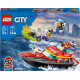 LEGO CITY - 60373 LANCHA DE BOMBEROS DE RESCATE