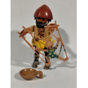 PLAYMOBIL FIGURA ALDEANO CON MARIONETA , BELEN - 6/11/20