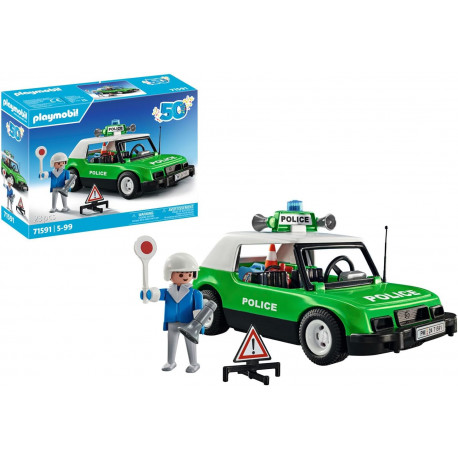 PLAYMOBIL 71591 COCHE DE PLICIA CLASICO 50 ANIVERSARIO