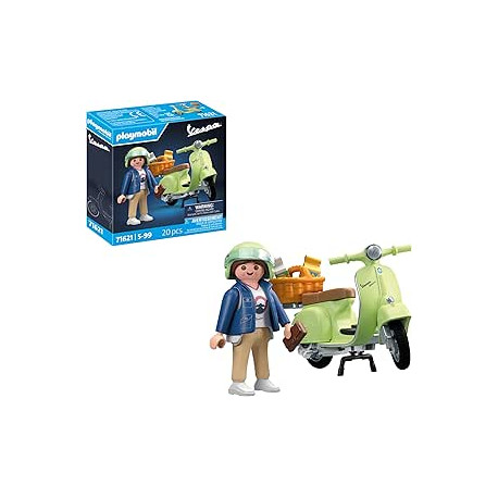 PLAYMOBIL 71621 CHICA CON VESPA VERDE