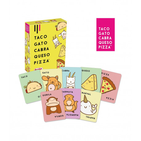 JUEGO DE MESA -TACO, GATO, CABRA, QUESO, PIZZA