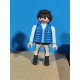 PLAYMOBIL FIGURA CHICO CON CHALECO AZUL - 16/3/22