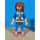 PLAYMOBIL FIGURA CHICA DELGADA BOTAS ROSAS - 16/3/22