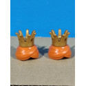PLAYMOBIL 2X TURBANTE NARANJA CON CORONA - 28/9/21