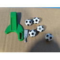 PLAYMOBIL LOTE BALONES DE FUTBOL Y PEANA PARA FUTBOLISTA - 28/9/21