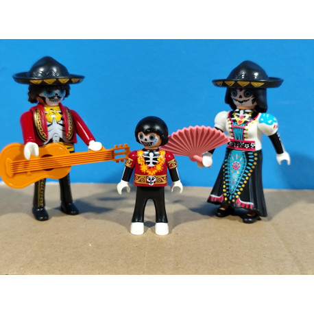 PLAYMOBIL FAMILIA DIA DE LOS MUERTOS  71646 , CATRINOS MEXICO - 14/10/16