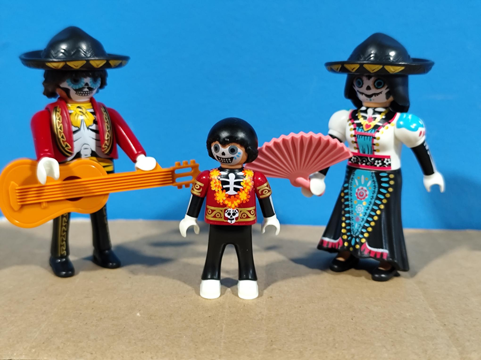 PLAYMOBIL FAMILIA DIA DE LOS MUERTOS 71646 CATRINOS MEXICO 14/10/16