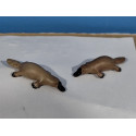 PLAYMOBIL 2X ORNITORRINCOS , ANIMALES - 16/6/23