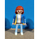 PLAYMOBIL FIGURA MUJER PELIRROJA CON PECAS - 9/11/21