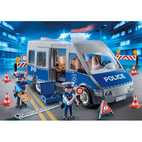 PLAYMOBIL 9236 FURGONETA POLICIA CON LUCES