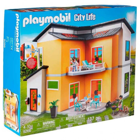 PLAYMOBIL 9266 - CASA MODERNA AMARILLA