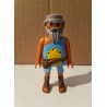 PLAYMOBIL FIGURA GLADIADOR PELO GRIS 