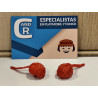 PLAYMOBIL 2X PELUCA VIKINGA NARANJA - 29/1/25