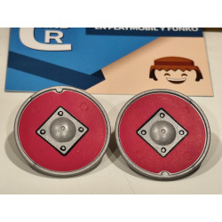 PLAYMOBIL 2X ESCUDO VIKINGO ROSA - 29/1/25