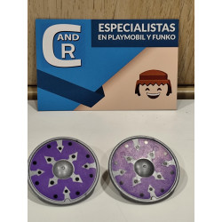 PLAYMOBIL 2X ESCUDO VIKINGO MORADO - 29/1/25