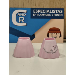 PLAYMOBIL 2X FALDA ROSA LARGA - 29/1/25