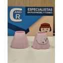 PLAYMOBIL 2X FALDA ROSA LARGA - 29/1/25