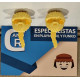 PLAYMOBIL 2X PELUCA GOMA VIKINGO RUBIA - 29/1/25