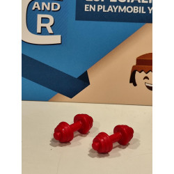 PLAYMOBIL 2X PESAS , MANCUERNAS - 29/1/25