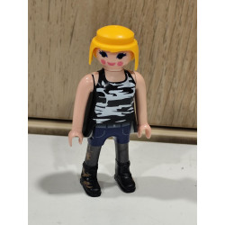 PLAYMOBIL FIGURA CHICA MALOTA , LADRONA - 10/11/18