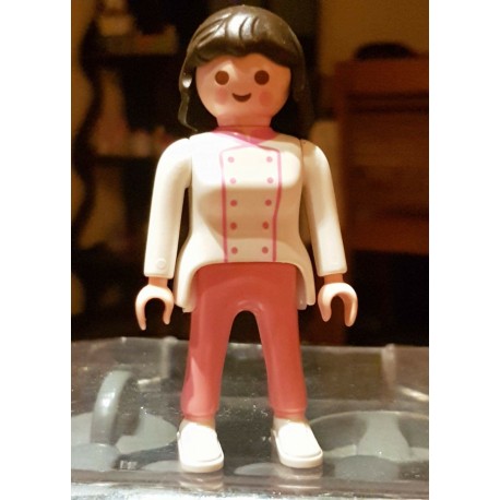 PLAYMOBIL FIGURA MUJER PASTELERA