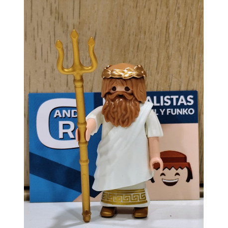 PLAYMOBIL DIOS GRIEGO CON TRIDENTE DORADO - 12/2/25