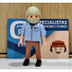 PLAYMOBIL FIGURA ABUELO PELO Y BARBA GRIS - 12/2/25