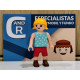 PLAYMOBIL NIÑA RUBIA CON HERIDAS EN BRAZOS - 12/2/25