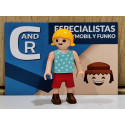 PLAYMOBIL NIÑA RUBIA CON HERIDAS EN BRAZOS - 12/2/25