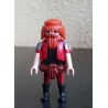 PLAYMOBIL FIGURA PIRATA CON BARBA NARANJA LARGA