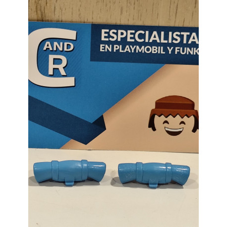 PLAYMOBIL 2X MANTA CABALLO AZUL - 10/11/18