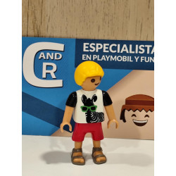 PLAYMOBIL NIÑO CON CEBRA EN CAMISETA - 10/11/18