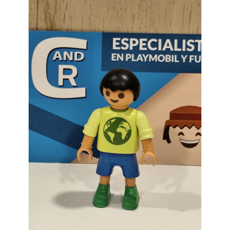 PLAYMOBIL NIÑO CON PLANETA EN CAMISETA - 10/11/18