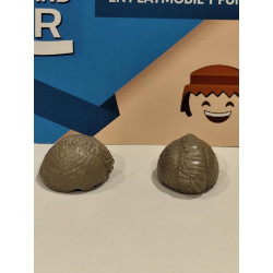 PLAYMOBIL PELUCA GRIS CON CRESTA PARA VIKINGOS - 10/11/18