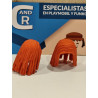PLAYMOBIL PELUCA NARANJA DE GOMA - 10/11/18
