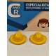 PLAYMOBIL 2X GORRO AMARILLO GRANJA , VAN GOGH - 10/11/18