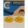 PLAYMOBIL 2X GORRO AMARILLO GRANJA , VAN GOGH - 10/11/18