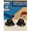 PLAYMOBIL 2X GORRO BOBBY INGLES - 10/11/18