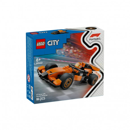 LEGO CITY 60442 - PILOTO DE F1 CON COCHE McLAREN