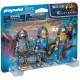 PLAYMOBIL SET DE 3 CABALLEROS DE NOVELMORE