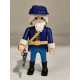 PLAYMOBIL SOLDADO DE L A UNION , NORDISTA  BARBA BLANCA - 14/5/25