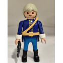 PLAYMOBIL SOLDADO DE L A UNION , NORDISTA  PELO GRIS - 14/5/25