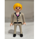 PLAYMOBIL FIGURA  MUJER CON TRAJE GRIS - 18/5/25