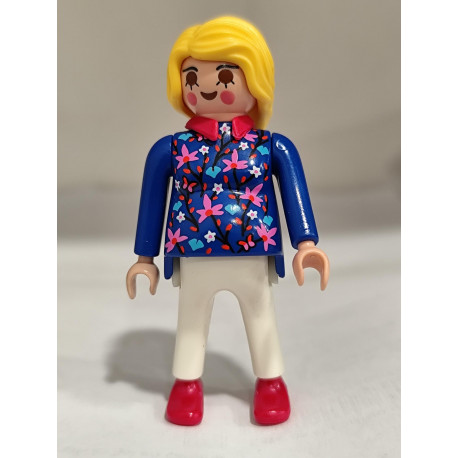 PLAYMOBIL FIGURA  EMBARAZADA RUBIA - 18/5/25