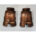PLAYMOBIL  2X CORAZA MEDIEVAL COLOR COBRE  - 18/9/20