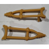 PLAYMOBIL  2X MULETA MEDIEVAL , BELEN - 18/9/20
