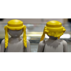 PLAYMOBIL 2X PELUCA RUBIA VIKINGA - 18/9/20