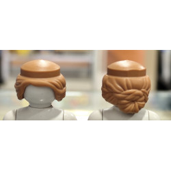 PLAYMOBIL 2X PELUCA MARRON MUJER CLASICA - 18/9/20