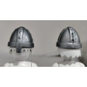 PLAYMOBIL 2X CASCO MEDIEVAL PLATA PROTECTOR NARIZ - 18/6/25